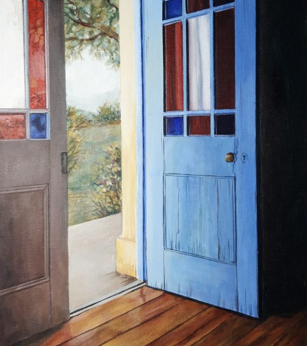 Stained Glass Door